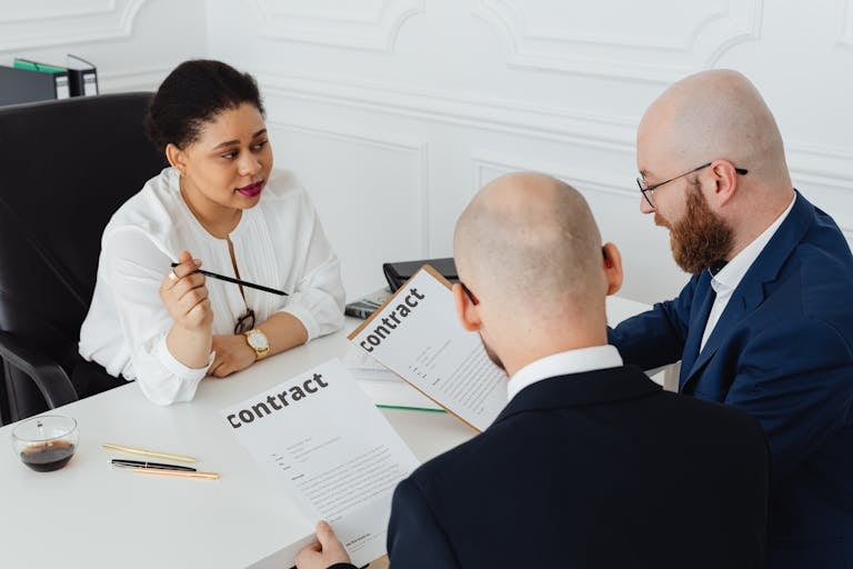 People verifying equivalence declarations in procurement contracts